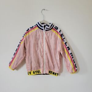 Stella McCartney Kids, Girls Colorful Pink Logo Jacket, 4Y